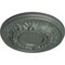 Ekena Millwork Odessa Ceiling Medallion (Fits Canopies up to 2 1/2"), 7 1/2"OD x 1 1/8"P, Cloud Burst Crackle CM07ODCBC - alternate 2